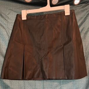 Express Leather Skirt